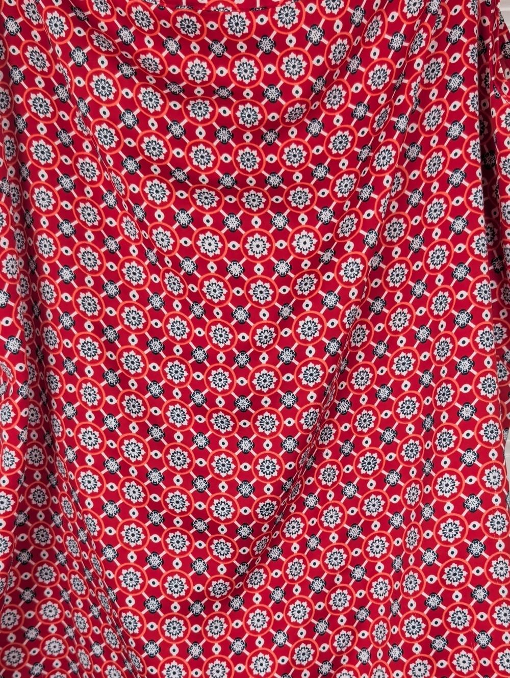 Red Printed Spaghetti Strap Women's Tank Top - Picture 5 of 6